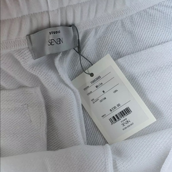 NEW Studio Seven Exclusive Bar Sweatpants - Picture 3 of 5